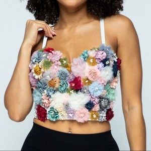 Flower Garden Bustier